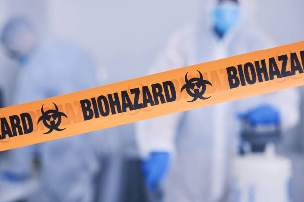 Professional Blood Cleanup technician working in Crystal, MN